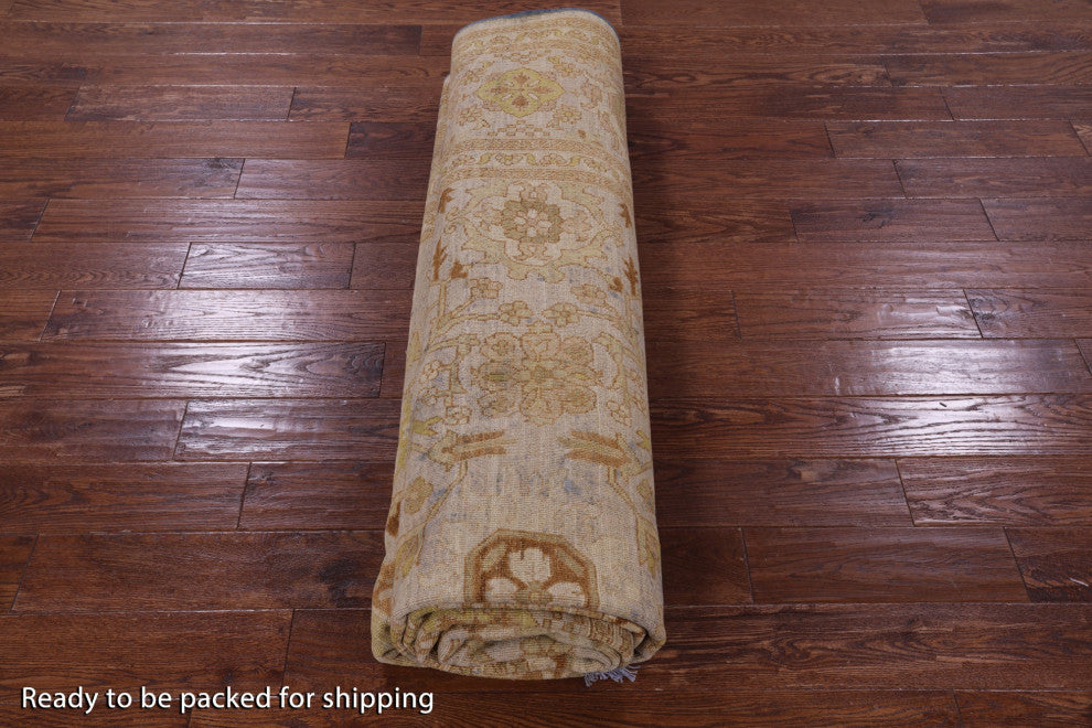 Handmade Full Pile Overdyed Wool Rug 9' 1" X 12' 0" - WR1421