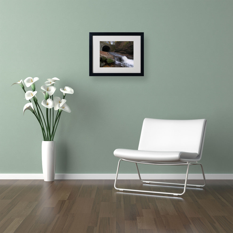 'Monotonous Beauty' Matted Framed Canvas Art by Monica Fleet