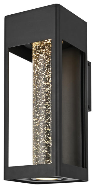 Home Living 15" LED Outdoor Wall sconce, Black