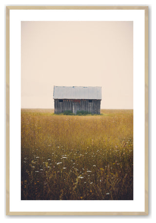 Raw Maple 12" x 16" Music For Silence Framed Print