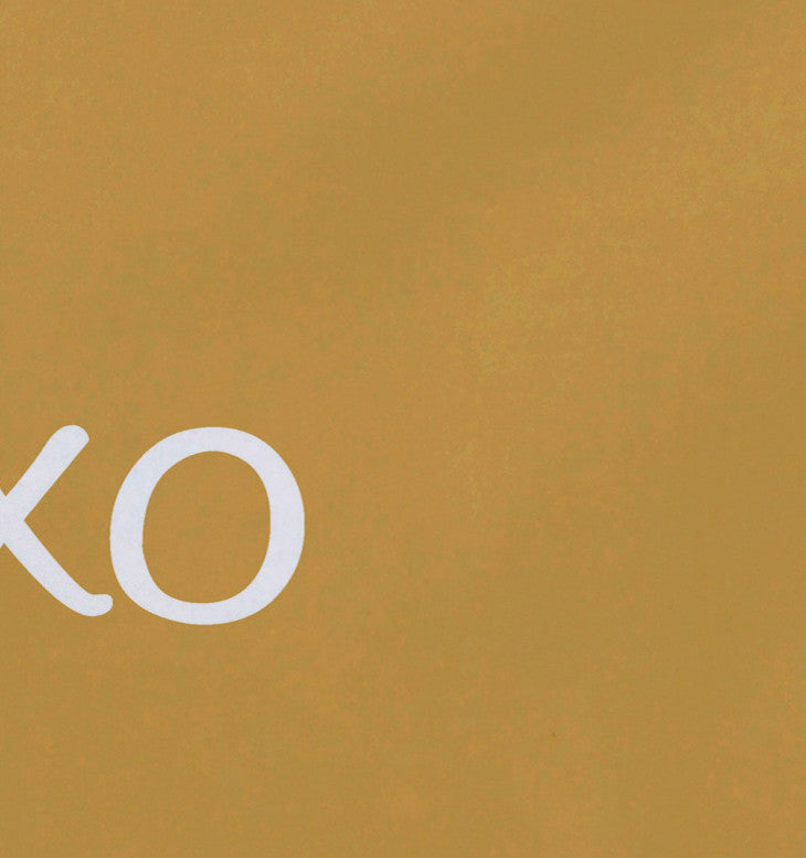 18"x14" Xoxo, Word Print Placemat, Gold, Set of 4