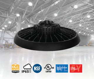 HBC4 LED Low/High Bay, Black, 102 Watt, 4000k