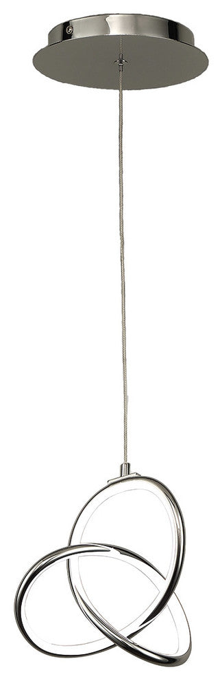 Vornado 7" LED Mini Pendant 3000K, Chrome