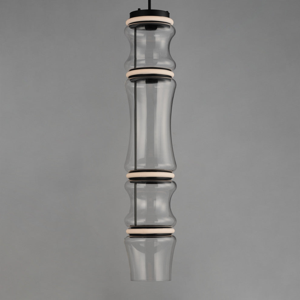 ET2 E21384-18 Syndicate 44" Tall LED Mini Pendant - Black