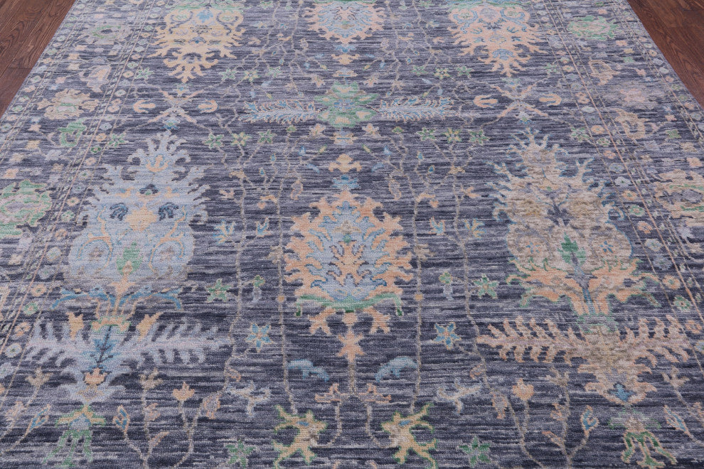 8' 11" X 12' 5" Turkish Oushak Handmade Wool Rug - Q15589-3613