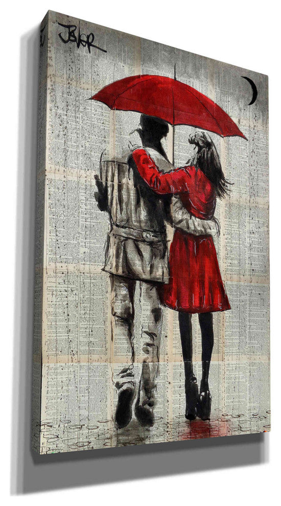 Epic Graffiti "Fall" by Loui Jover, Giclee Canvas Wall Art, 26"x40"