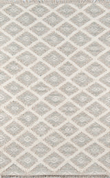 Momeni Harper Wool Hand Made Gray Area Rug, 7'6"x9'6"