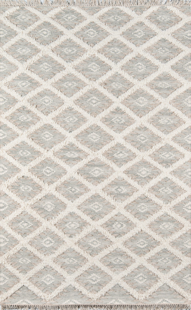 Momeni Harper Wool Hand Made Gray Area Rug, 7'6"x9'6"