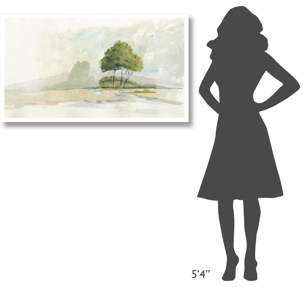 "Lake Front II" Digital Paper Print by Avery Tillmon, 46"x27"