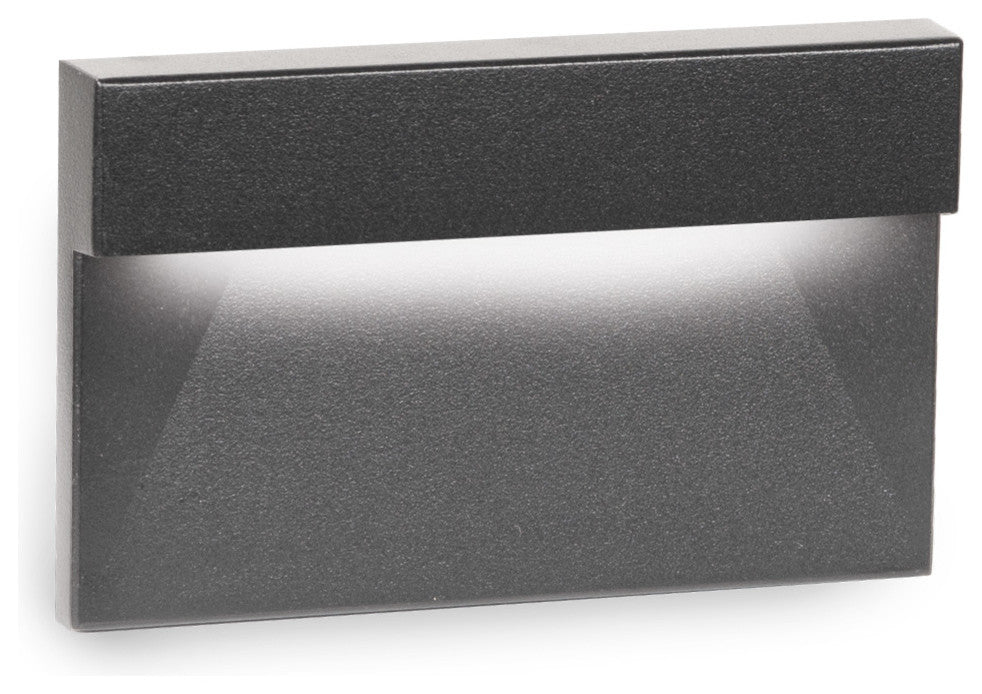 LED Horizontal Ledge Step and Wall Light, Black