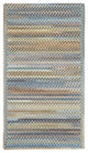 Capel Kill Devil Hill Light Blue 0210_410 Braided Rugs - 27" X 9' Runner Cross S