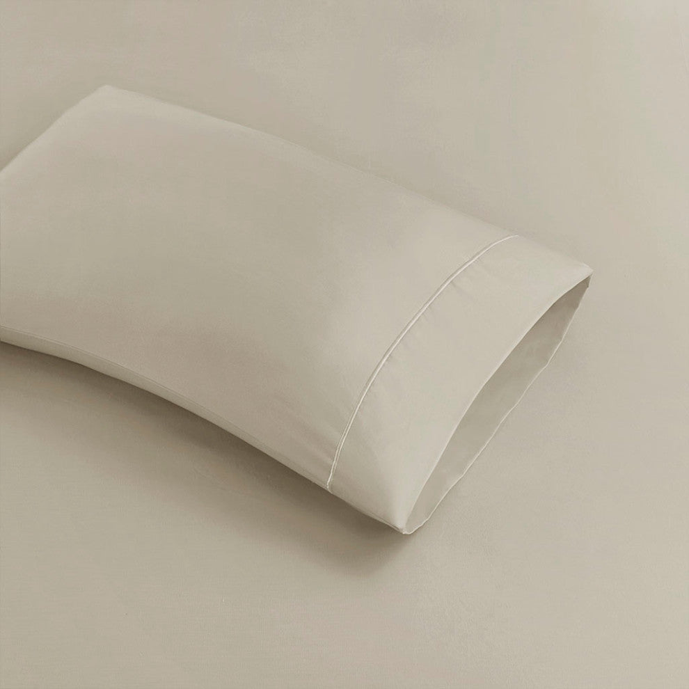 Beautyrest 600 Thread Count Cooling 4-Piece Sheet Set, Sand, Queen