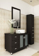 39" Lune Small Single Sink Modern Bathroom Vanity