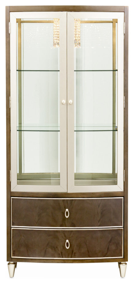 Villa Cherie Display Cabinet - Hazelnut