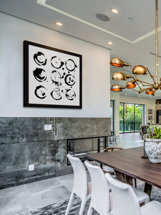 "Decomposing Orbs" Framed Art Print