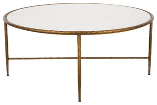 Evelyn Iron Coffee Table, Gold