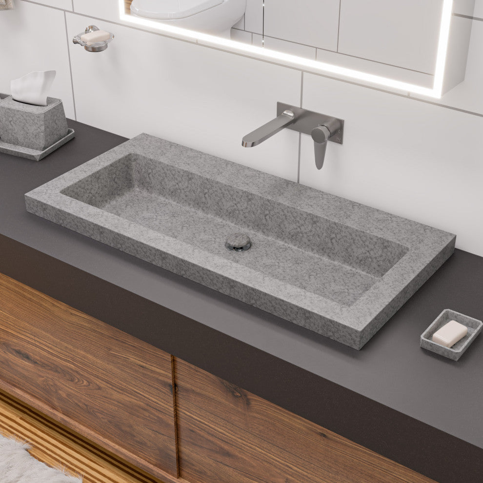 ALFI brand AB1772-BN Brushed Nickel Wall Mounted Modern Bathroom Faucet