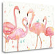 "Flamingo Fever I" By Anne Tavoletti, Giclee Print on Gallery Wrap Canvas
