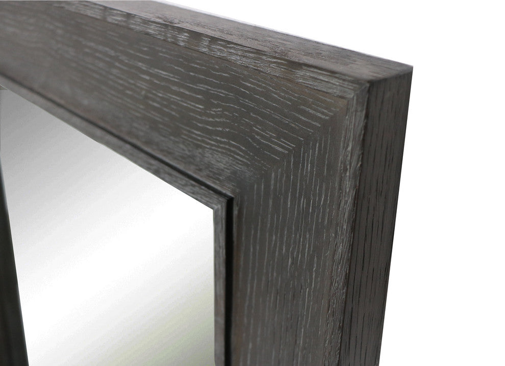 Garland 30" Wall Mirror, Dark Oak