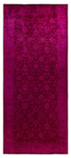Overdyed One-of-a-Kind Hand-Knotted Area Rug Purple, 6' 1" x 14' 1"