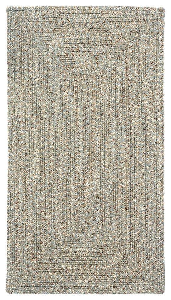 Capel Sea Pottery Carribbean 0110_450 Braided Rugs - 11' 4" X 14' 4" Concentric