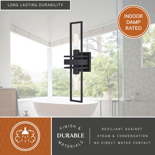 Marquis 2 Light Wall Light Matte Black