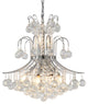 Bethel International BET03C19CH 10-Light Chandelier, Chrome