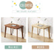 Solid Wood Writing Desk - Home Office Workbench Desk with Drawer, Walnut