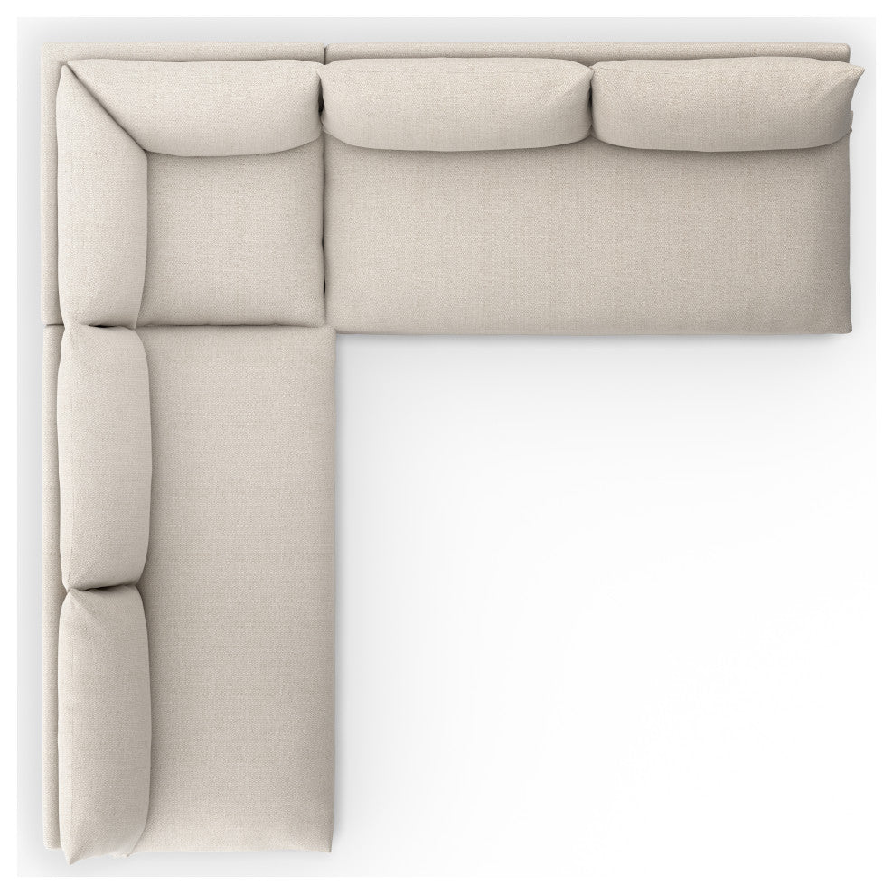 Grant Outdoor 3 Pc Sectional-Faye Sand