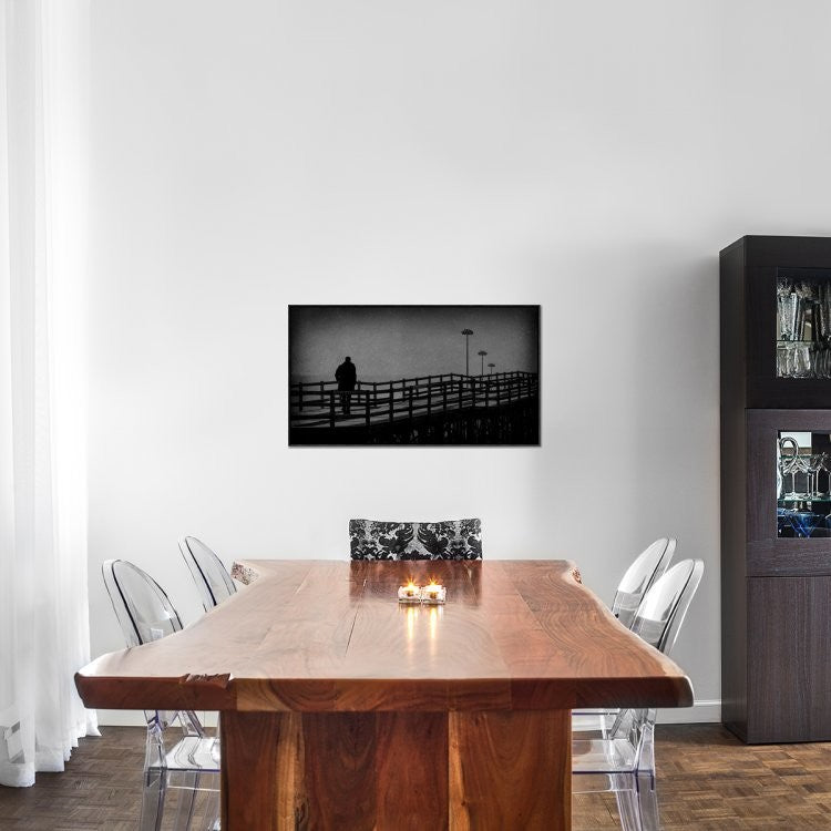 "Never Goodbye" Framed Canvas Giclee by Abrantespaulo, 37x21"