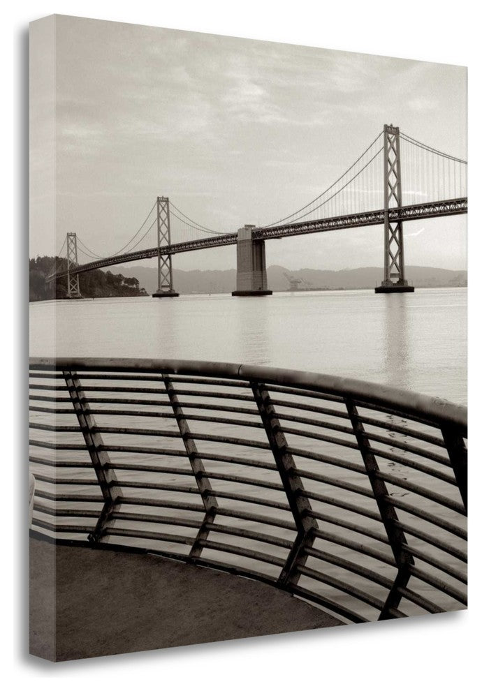 "Bay Bridge - 3" By Alan Blaustein, Giclee Print on Gallery Wrap Canvas