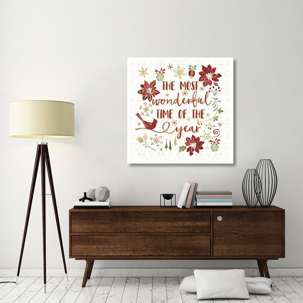 "Holiday Impressions III" Digital Paper Print by Daphne Brissonnet, 42"x42"