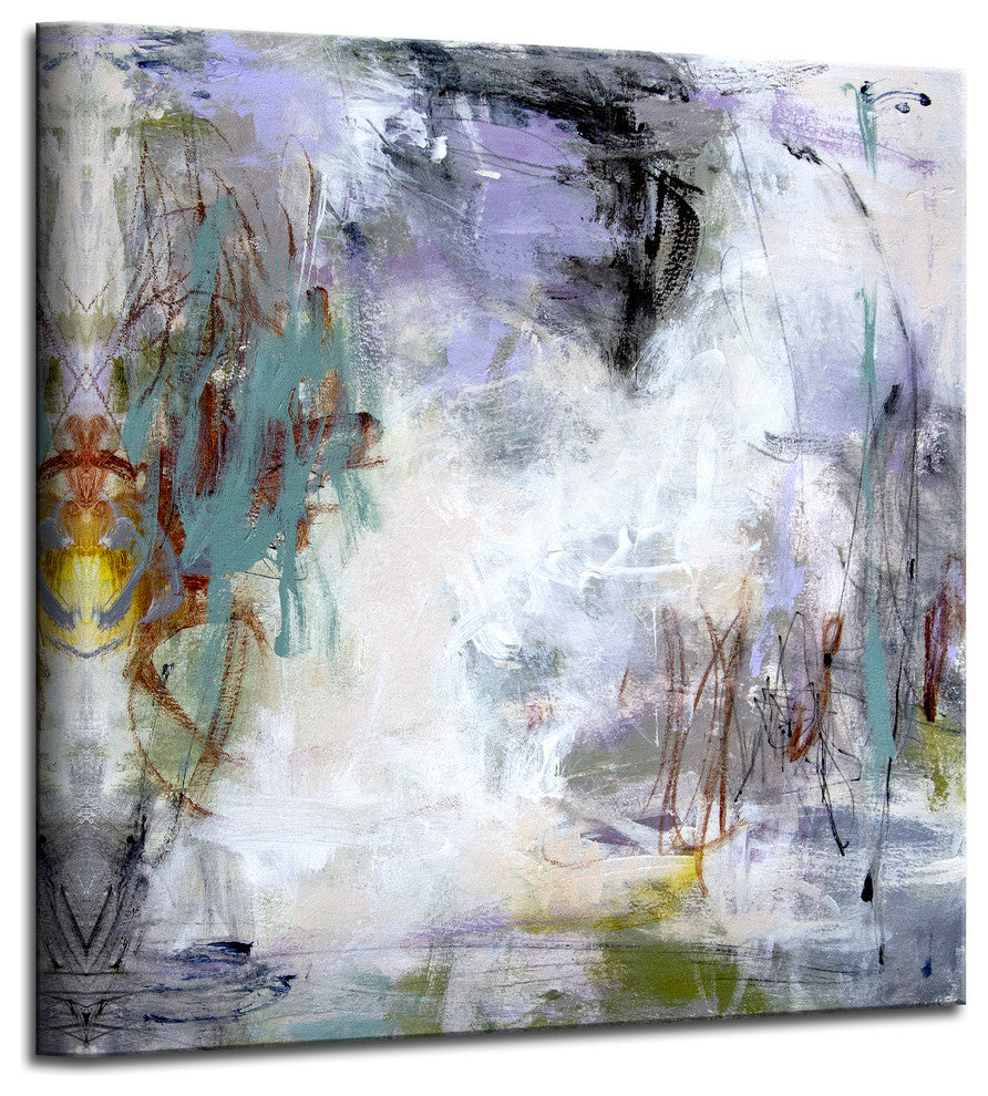 Ready2HangArt 'Grassy Waters' Abstract Canvas Wall Art
