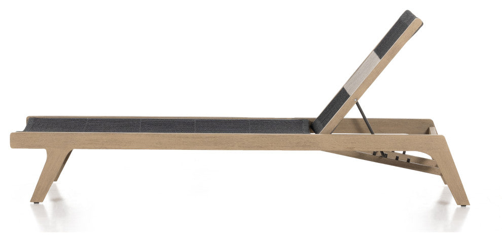 Julian Outdoor Chaise Lounge-Brown