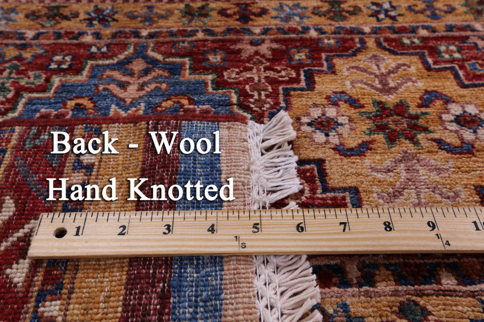 Khorjin Super Kazak Handmade Wool Rug 8' 2" X 11' 6" Q10113