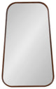 Caskill Framed Cowbell Wall Mirror, Bronze 20x32