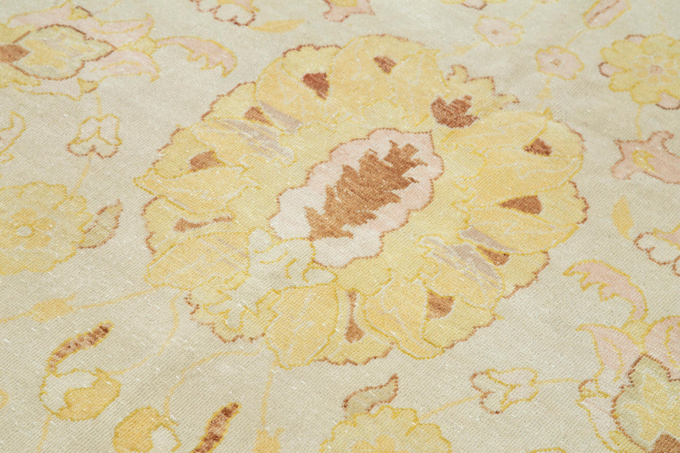 Rug N Carpet - Handwoven Oriental 5' 8" x 8' 9" Pastel Oushak Area Rug
