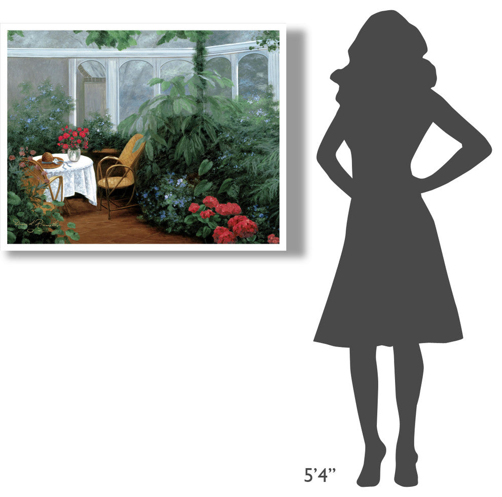 "Garden Room" Digital Paper Print by Diane Romanello, 42"x32"