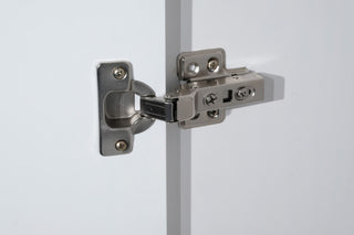 100% Solid Wood Kyle 4-Door Wardrobe, White