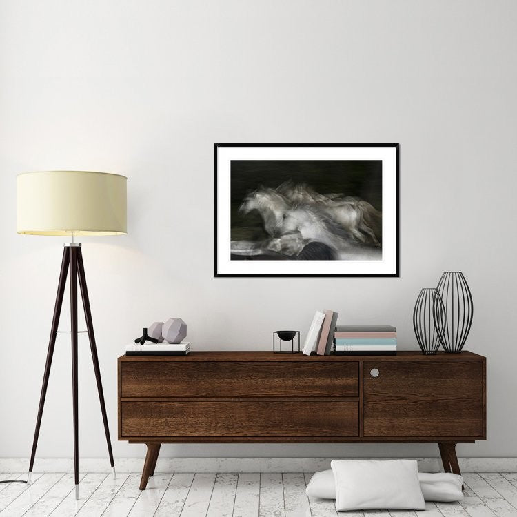 "Into The Dark" Framed Digital Print by Milan Malovrh, 44x32"