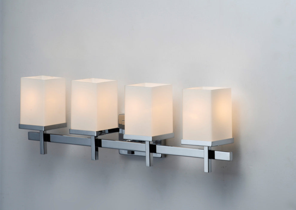 Maxim 2154 Tetra 30"W Bathroom Light - Polished Chrome