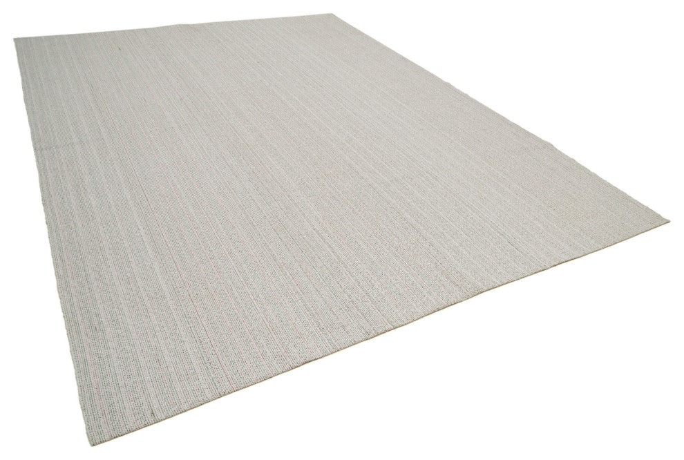Rug N Carpet - Handmade Turkish 8' 10'' x 12' 2'' Modern Design Wool Kilim Rug