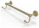 Waverly Place 24" Towel Bar and Integrated Hooks, Satin Brass