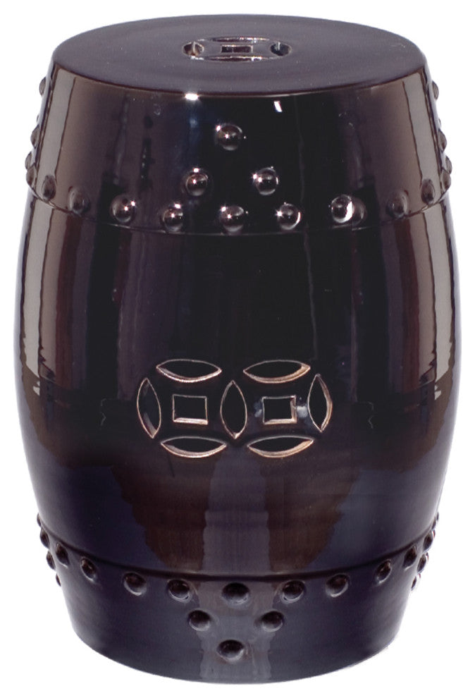 Black Drum Stool