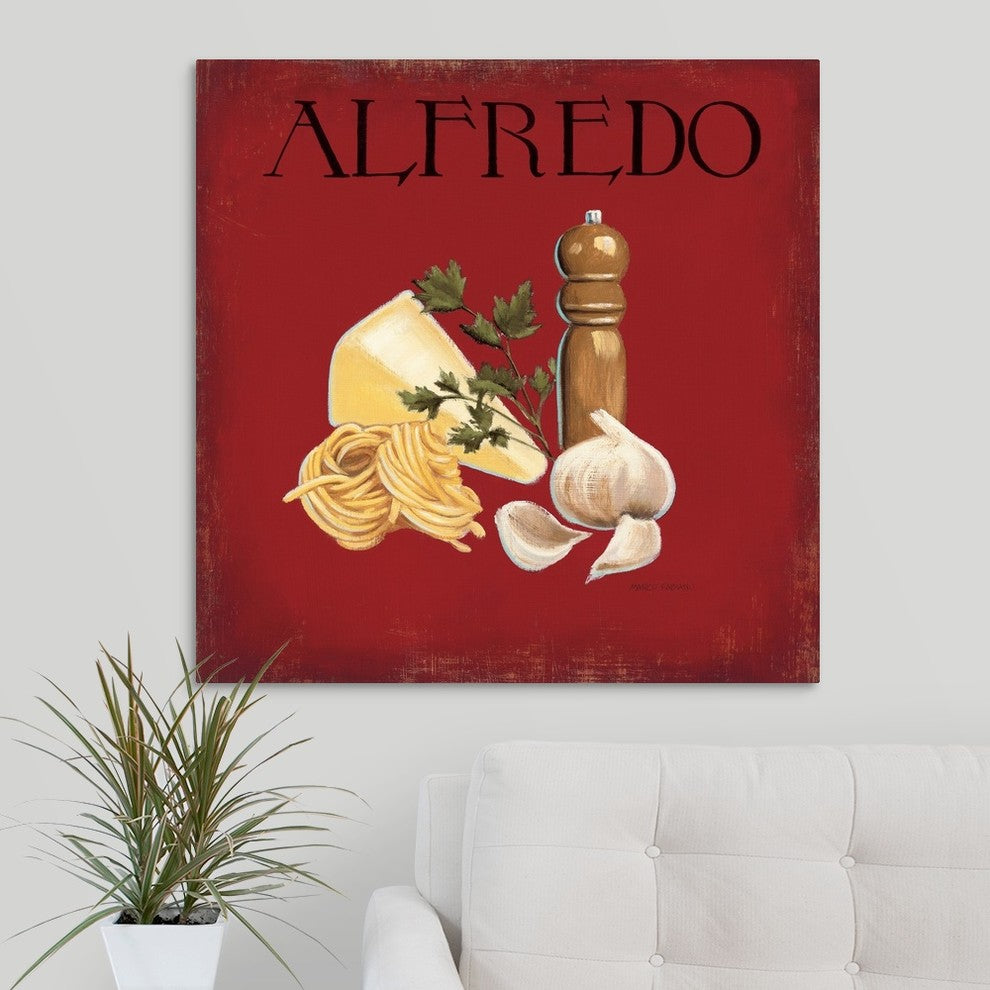 Italian Cuisine III Wrapped Canvas Art Print, 30"x30"x1.5"