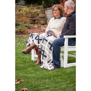 Polywood Chippendale Glider, Mahogany