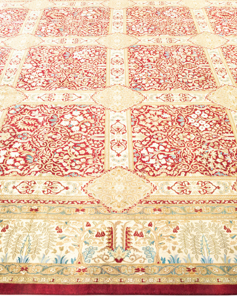 Udaipur, One-of-a-Kind Hand-Knotted Area Rug Red, 8'2"x10'5"