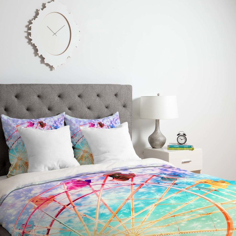 Deny Designs Lisa Argyropoulos Galaxy Wheel Duvet Cover - Lightweight