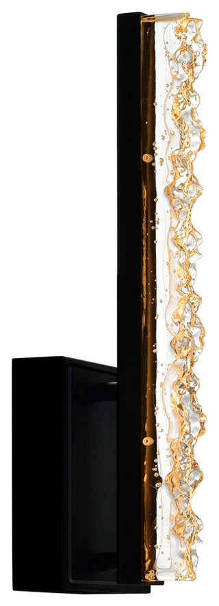 Stagger Integrated LED Black Wall Light