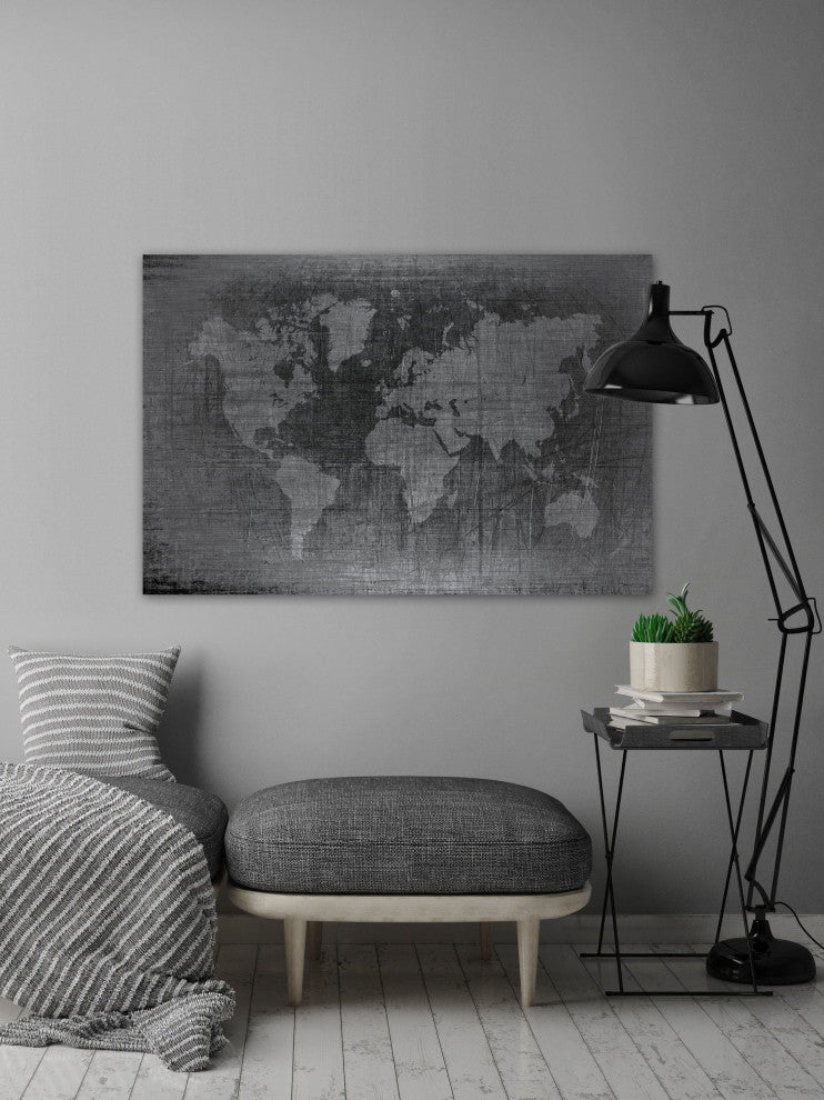 "Latitude 2" Print on Brushed Aluminum, 36"x24"
